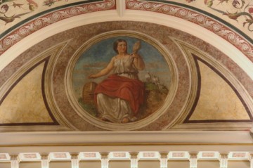 Alegorie Osudu, Vídeň, Palais Stiassny, autor Josef Frank, 1873 - Stav po restaurování