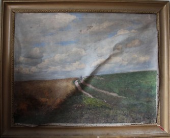 Krajina stav před restaurováním - Atelier dell' Arte s.r.o.