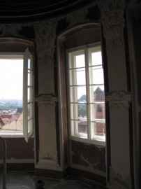 Matyášův Pavilon na PH nástěnné malby - před restaurováním - Atelier dell' Arte s.r.o.