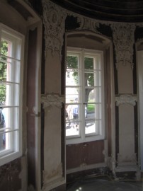 Matyášův Pavilon na PH nástěnné malby - před restaurováním - Atelier dell' Arte. sr.o.
