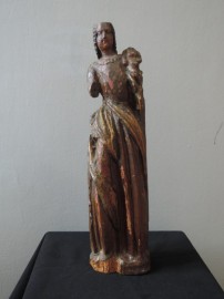 Plastika Madonky, 19.století, soukromá sbírka - před restaurováním - Atelier dell' Arte s.r.o.
